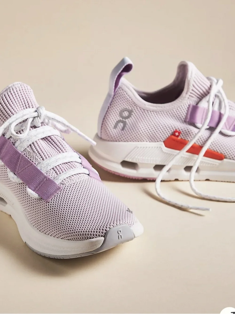 On Cloudeasy Running Lilac Mesh Athletic Sneakers